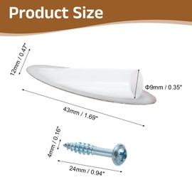 uxcell 100Pcs Plastic Pocket Hole Plugs, 9mm Slant Hole Caps with Pocket Screws for Pocket Hole Jig Wood Working Tool Accessories, Dark Walnut