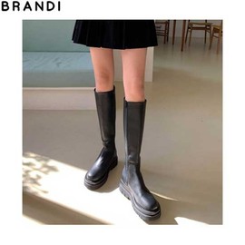 BRANDI Knee High Boots 1pair, Color#$%Size:Black-235