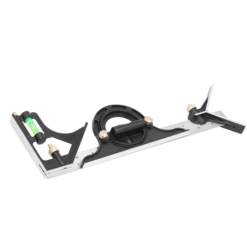 Combination Square Aluminum Alloy Stainless Steel Measuring Tool for Angle