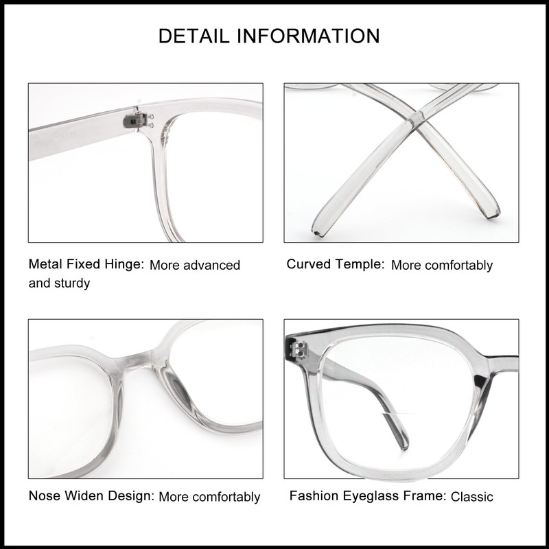 Ryegis 3 Pack Bifocal Reading Glasses,Blue Light Blocking Computer Readers
