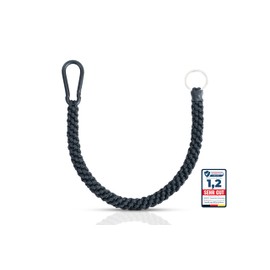 Polizei Schlüsselband (schwarz)