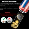 Torch Lighter, Magic Crocodile Dual Flame Lighter with Refillable Butane