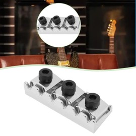 Be In Your Mind 1Pc 42MM Guitar Tremolo Bridge Locking Nut with Wrench Screw Compatible with Floyd Rose Style Electric Guitar Tremolo Tools (Sliver)