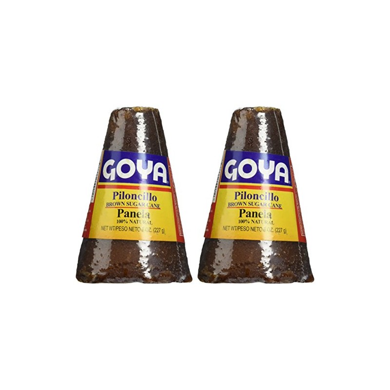 Goya Piloncillo Panela, Brown Sugar Cane 8 Oz (Pack of