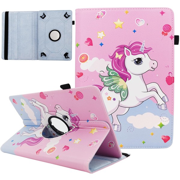 EspZanthic 10.1 Inch Universal Tablet Case Compatible with DOOGEE/Blackview/HotLight/BENEVE/TECLAST/HiGrace/UIVY/OSCAL/SGIN/PRITOM/TPZ/Oangcc/YESTEL/JIKOCXN/JUSYEA/SEBBE