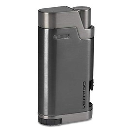 Vertigo Bullet Twin Flame Torch Lighter - Gunmetal