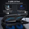 Laptop Cooling Pad Cooling Pad with 2 Cooling Fans, 4