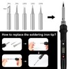 Soldering Iron Kit,80W Professional Soldering Kit for Electronics Adjustable Temperature