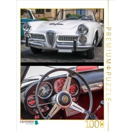 CALVENDO Puzzle Alfa Romeo 2000 Touring Spider (1957-1962) Vintage Car 1000 Pieces Laying Size 48 x 64 cm Photo Puzzle Picture by Christian Müringer