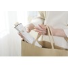 Nakatani Natural Basic Folding Umbrella, UV Fleur, Off White, For