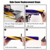 Odashen Applicability Roller Brush Bar End Cap Cover Replacement for