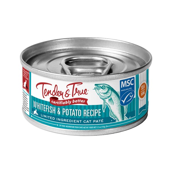 Tender & True Ocean Whitefish & Potato Recipe Canned Cat