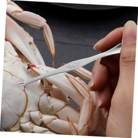 OHPHCALL 3pcs Crab Peeling Supplies Set Zinc Alloy Seafood Eating Tools with Smooth Grip for Effortless Shelling and Enjoyment The Go