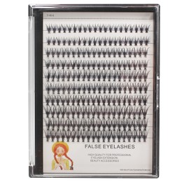 Vayator 200 Bundles 10-12-14mm Mixed Length Mink Eyelash Extension Natural 3D Russian Volume Faux Eyelashes Individual 20D Cluster Lashes Makeup Cilia (8-10-12-14mm Mixed)