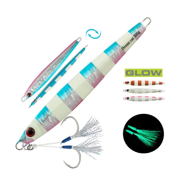 OCEAN CAT Deep Water Fast Slow Metal Lead Jig Jigging
