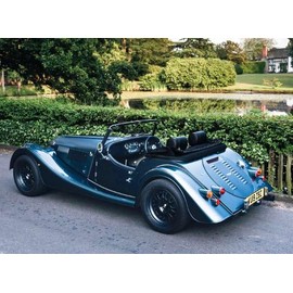 Noel Tatt Male Birthday Card - General Card for Men - Vintage Morgan Car - Eco-Friendly and Recyclable