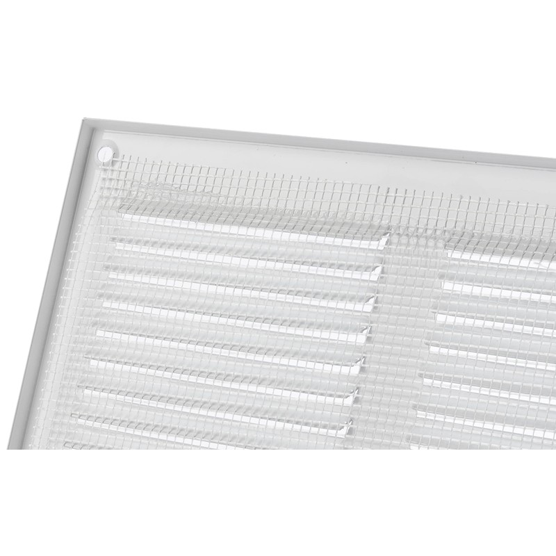 LIRAST 10x4 Vent Cover with Built-in Screen - White Return