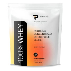 Proteína Whey 100 Primetech 2 Kg Vainilla 60 Porciones