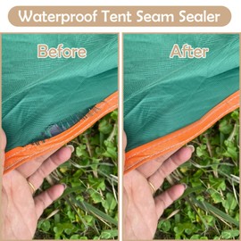 WAN2TLK 120ml Tent Seam Sealer, Repair Damaged/Seam Sealer Tent Fabric, Restore The Waterproof Barrier, for Camping/Hiking/Outdoor Gear - Clear