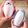 Dokpav 3 PCS Penguin Shapes Reusable Lint Rollers, Portable Hair