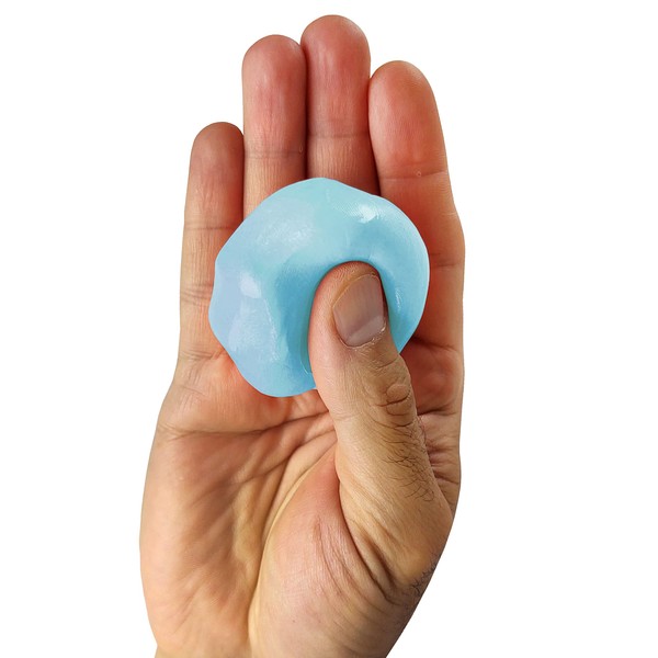 Blue Jay An Elite Healthcare Brand 'Squeeze 4 Strength' Hand Therapy Putty is a firm and therapeutic putty for finger exercises, perfect for medical and rehab use. Blue color, 4 oz.