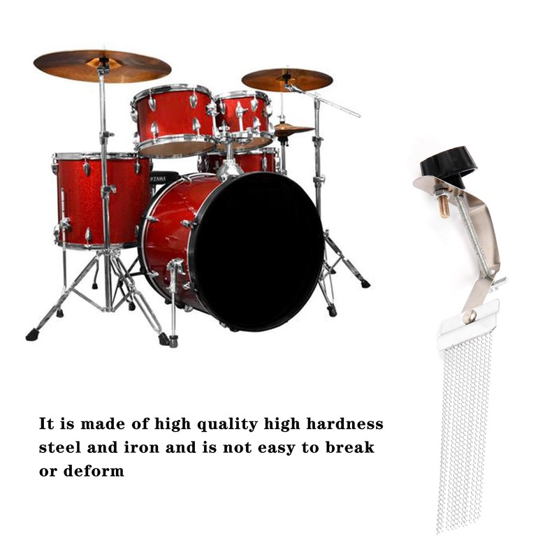 Yibuy 8.11 Inches Iron Half Design Snare Drum Wire Metal