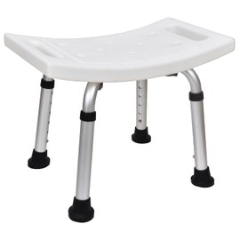 Shower Chair for Inside Shower, Bath Chair with 6 Height Adjustable, Bathroom Shower Bench, Shower Seats for Adults, Seniors, Elderly and Disabled, Shower Stool for Inside Shower