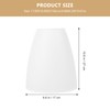 VILLCASE Pack of 4 Flat Plastic Lampshade Lampshade Plastic Lampshade