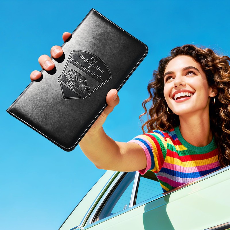 CoBak Car Registration and Insurance Holder - Vehicle Glove Box