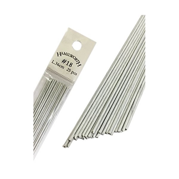 Florist Wire and Sugarcraft Wire - White 18 Gauge