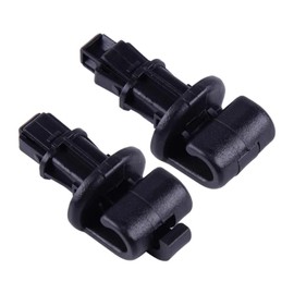 2 Pcs Car Black Sun Shade Hook Clip Plastic 83715-SHJ-A21ZA Fit for Honda Odyssey Sliding Door 2005 2006 2007 2008 2009 2010 Car Interior Accessories