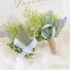 2Pcs White Daisy Corsage Wrist Flower Set Artificial Hand Flower
