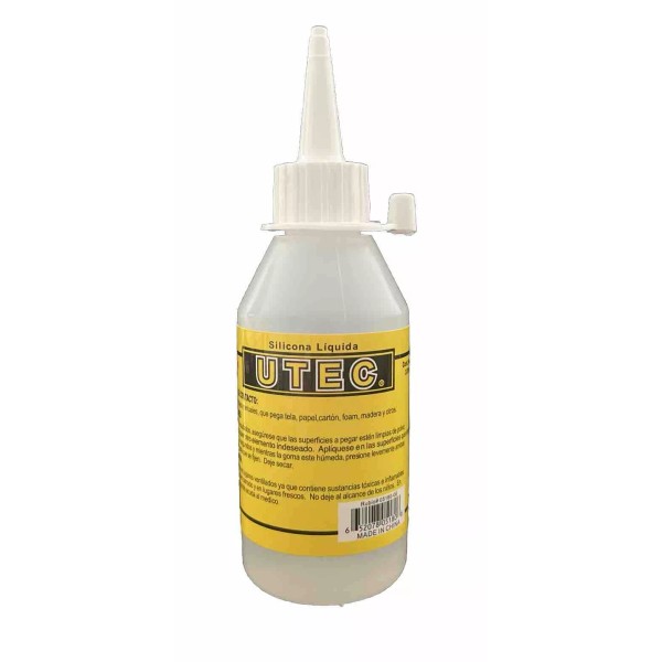 UTEC Clear Glue Craft Fabric Floral Adhesive Liquid Silicone 100ml
