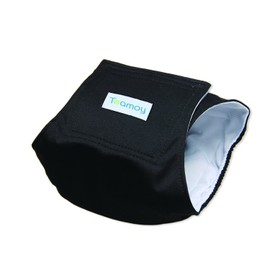 Teamoy 3 Pack Male Dog Diaper Wrap, Washable Puppy Belly Bands, Super-Absorbent and Comfortable(M,13"-16" Waist,Black)