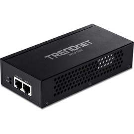 TRENDnet 2.5G PoE+ Injector, TPE-215GI, PoE (15.4W) or PoE+ (30W), Converts a non-PoE Port to a PoE+ 2.5G Port, 2.5GBASE-T Compliant, Integrated Power Supply, Network a PoE device up to 100m (328 ft.)