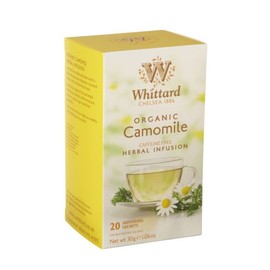 Whittard Organic Camomile Herbal Infusion 20 Tag & Envelope Teabags