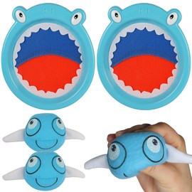 Waterproof Toss and Catch Ball Set (Ages 12+), Soft and Safe Paddle Game with Unbreakable Frog Design – Perfect for Beach, Lawn, and Backyard