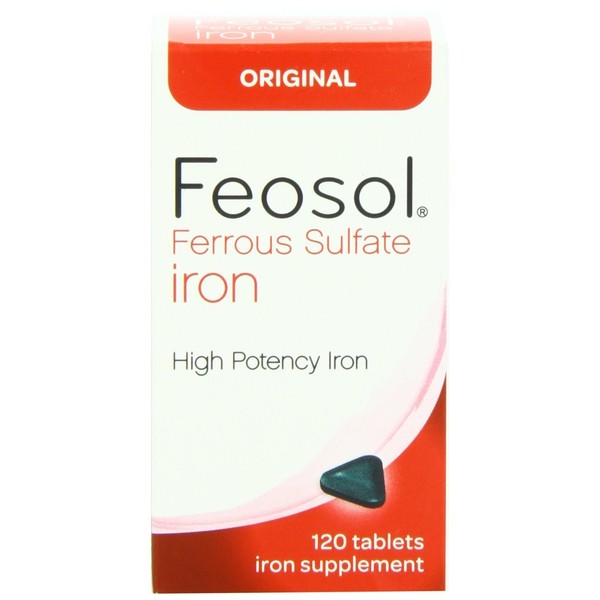 Feosol Original Vitamins, 120 Count (Pack of 2)