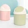 Sicheii 2Pcs Desktop Trash Can with Swing Lid & 120