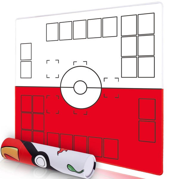 Biouai 2 Player Compatible Playmat for Cards - 2 Player