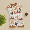 Baby Boy Girl 3-6 Months Summer Clothes T-Shirt Top Shorts