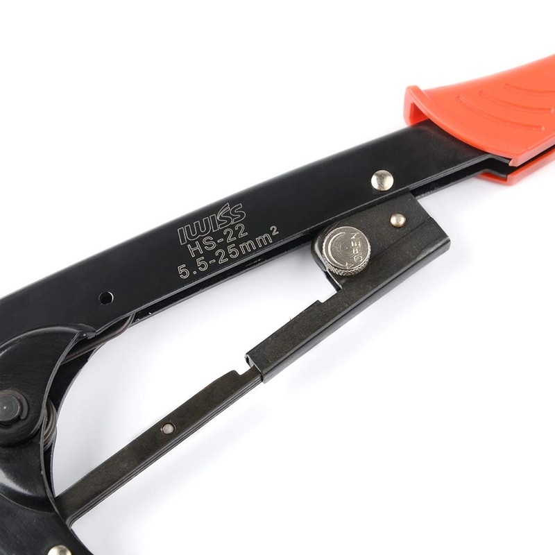 IWISS HS-22 Bare Crimping Terminal, Bare Crimping Sleeve, Crimping Tool,