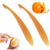 2 Pcs Orange Peelers, Plastic Orange Peeler Tool, Long Handled