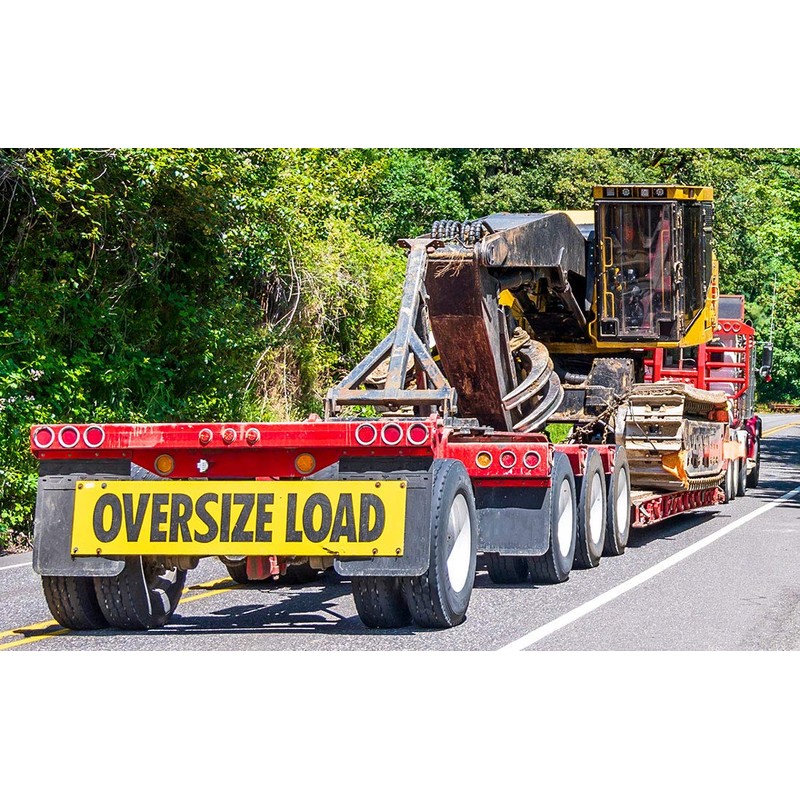 Mytee Products 18"x84" Oversize Load Sign for Trucks w/Bungee Cord