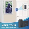 Door Reinforcement Lock Withstands 800lbs of Force - Black Extra