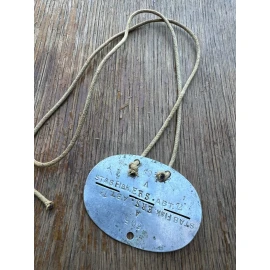 WW2 German Dog Tag cord / cord only / Braided cord style
