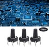 100pcs DC12V 50mA DIP Micro Momentary Tact Button Switch Assortment