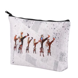 ZJXHPO Newsies Broadway Musical Cosmetic Bag Newsies Musical Merchandise Newsies Fans Makeup Bag with Zipper Newsies 1992 Gift (C-Newspaper)