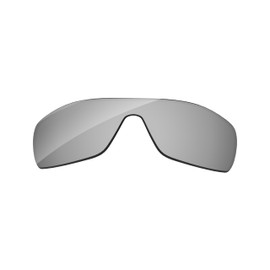 PapaViva Replacement Lenses for Oakley Batwolf OO9101 27mm Sunglass Chrome Silver Non-polarized
