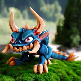 Articulated Hodag Figurine – Unique Stress Relief Toy – 3D Printed Fantasy Collectible for Teens & Adults – 3D Printed in Canada